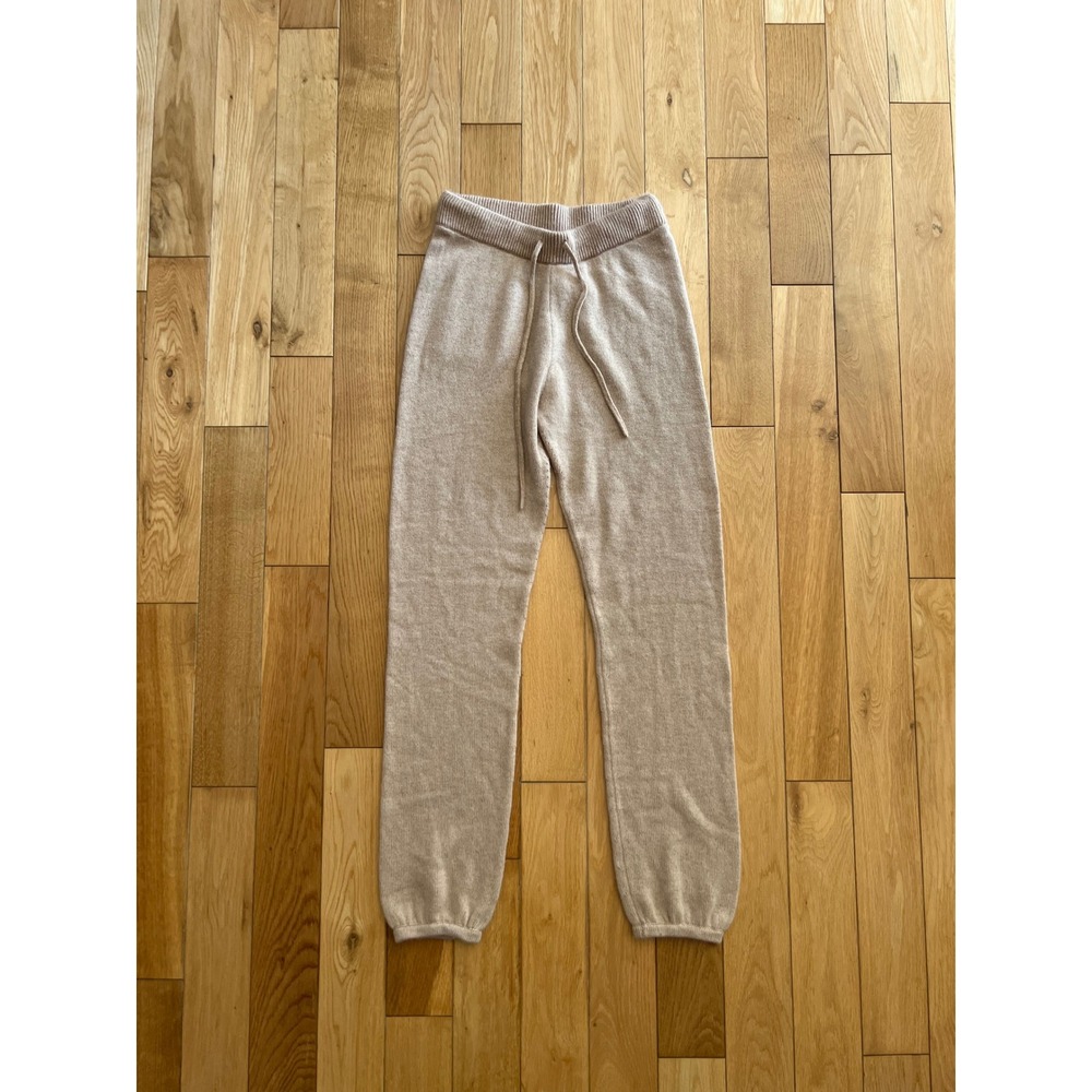 John Elliot Wool Cashmere Knit Pull On Elastic Waist Pants Joggers Size 1 or S
